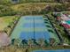 Well-maintained tennis courts for recreational play at 2932 Tanglewylde Dr, Land O Lakes, FL 34638