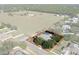 Aerial view showing house, pool and large lot at 456 Diamond Dr, Spring Hill, FL 34609