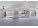 Spacious pool and lanai area with screened enclosure at 456 Diamond Dr, Spring Hill, FL 34609