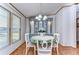Charming dining room with a built-in hutch and window light at 4853 Blanco Dr, Zephyrhills, FL 33541