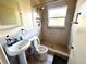 Bathroom with shower/tub combo, single sink vanity at 6202 S Jones Rd, Tampa, FL 33611