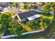 Aerial view showcasing house and backyard at 7001 Jackson Springs Road, Tampa, FL 33634