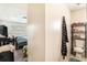 Clean bathroom with toilet and shelving unit at 7029 Oakwood Dr, New Port Richey, FL 34652
