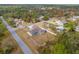 Aerial view of a house on a tree-lined street at 13254 Kitty Rd, Weeki Wachee, FL 34614