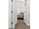 View into bedroom with double bed and neutral decor at 13254 Kitty Rd, Weeki Wachee, FL 34614