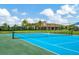Enjoy a game of tennis on this community court at 16340 Treasure Point Dr, Wimauma, FL 33598