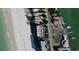 Aerial view of building and marina at 20040 Gulf Blvd # 302, Indian Shores, FL 33785