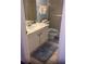 Clean bathroom with single sink vanity at 20040 Gulf Blvd # 302, Indian Shores, FL 33785