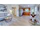 Open concept kitchen with wood cabinets and stainless steel appliances at 2942 24Th N Ave, St Petersburg, FL 33713