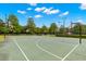 Outdoor basketball court with multiple hoops at 3621 Darston St, Palm Harbor, FL 34685