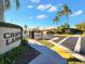 Chattam Landing entrance with gate and signage at 3621 Darston St, Palm Harbor, FL 34685