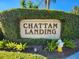 Chattam Landing community sign at 3621 Darston St, Palm Harbor, FL 34685