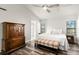 Bright and spacious main bedroom with ample closet space and ensuite bathroom at 3621 Darston St, Palm Harbor, FL 34685