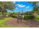 Residential tennis court in Ridgemoor Central Park at 3621 Darston St, Palm Harbor, FL 34685