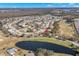 Aerial view showing home's location in a golf course community at 3702 Gaviota Dr, Ruskin, FL 33573