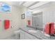 Clean bathroom with granite countertop and walk-in shower at 3702 Gaviota Dr, Ruskin, FL 33573