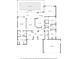 Floor plan showcasing a spacious home with pool and screened porch at 3702 Gaviota Dr, Ruskin, FL 33573