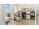 Home office with a built-in desk and ample storage at 3702 Gaviota Dr, Ruskin, FL 33573