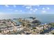 Bird's-eye view of waterfront condos and marina at 6009 Sea Ranch Dr # 303, Hudson, FL 34667