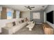 Spacious loft area with a comfortable seating arrangement at 6211 Golden Beach Dr, Apollo Beach, FL 33572