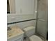 Clean bathroom with shower, toilet and vanity at 901 8Th Sw St, Ruskin, FL 33570