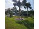 Landscaped front yard with palm trees at 901 8Th Sw St, Ruskin, FL 33570