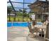 Inviting pool with patio furniture, perfect for relaxation and entertaining at 901 8Th Sw St, Ruskin, FL 33570