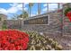 Community entrance sign with landscaping and stonework at 10814 Newbridge Dr, Riverview, FL 33579