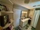 Bathroom with vanity, tiled floor and shower at 11554 Monette Rd, Riverview, FL 33569