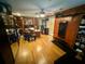 Spacious home office with built-in shelving and hardwood floors at 11554 Monette Rd, Riverview, FL 33569