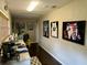 Small kitchenette with granite counters, modern appliances, and a coffee bar at 11554 Monette Rd, Riverview, FL 33569