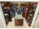 Large walk-in closet with ample shelving and drawers at 11554 Monette Rd, Riverview, FL 33569