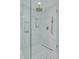 Large walk-in shower with frameless glass and modern fixtures at 1448 S Hercules Ave, Clearwater, FL 33764