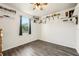 Cozy bedroom with ceiling fan and built-in shelving at 18520 Oak Way Dr, Hudson, FL 34667