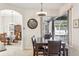Casual breakfast nook with a table and chairs, near kitchen at 18520 Oak Way Dr, Hudson, FL 34667