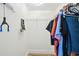 Well-organized closet with hanging rods and shelving at 18520 Oak Way Dr, Hudson, FL 34667