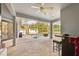 Relaxing pool and spa area with screened enclosure, providing ample shade at 18520 Oak Way Dr, Hudson, FL 34667