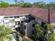 Aerial view of the Rustlewood building and landscaping at 2650 Countryside Blvd # C309, Clearwater, FL 33761