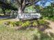 Rustlewood community entrance sign at 2650 Countryside Blvd at 2650 Countryside Blvd # C309, Clearwater, FL 33761