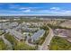 Aerial view of condo community near waterway at 5567 Sea Forest Dr # 320, New Port Richey, FL 34652
