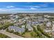 Aerial view of waterfront community with pool and marina at 5567 Sea Forest Dr # 320, New Port Richey, FL 34652