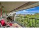 Spacious balcony overlooking marina and lush landscape at 5567 Sea Forest Dr # 320, New Port Richey, FL 34652