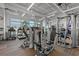 Fitness center with various exercise equipment and large windows at 5672 Bay Tide Ct, Land O Lakes, FL 34638