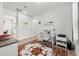 Home office with wood-look floors and a workspace at 5672 Bay Tide Ct, Land O Lakes, FL 34638