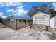 Detached garage with a ramp and storage space at 6004 1St W Ave, Bradenton, FL 34209