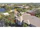 Aerial view of condo building and surrounding area at 10265 Gandy N Blvd # 1715, St Petersburg, FL 33702