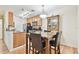 Kitchen dining area with granite topped table and four chairs at 10265 Gandy N Blvd # 1715, St Petersburg, FL 33702