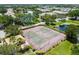 Two tennis courts with surrounding landscaping at 10265 Gandy N Blvd # 1715, St Petersburg, FL 33702