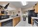Modern kitchen with stainless steel appliances and ample counter space at 10817 Keys Gate Dr, Riverview, FL 33579