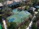 Aerial view of community basketball courts at 11911 Mandevilla Ct, Tampa, FL 33626